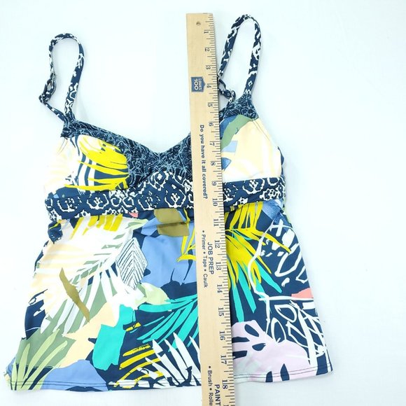 Title Nine Tankini Swim Top Women Girls XS Floral - Picture 3 of 10